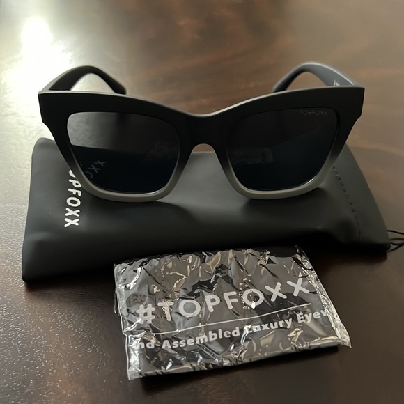 TOPFOXX COSMO BLACK & GREY GLASSES. - Picture 4 of 11